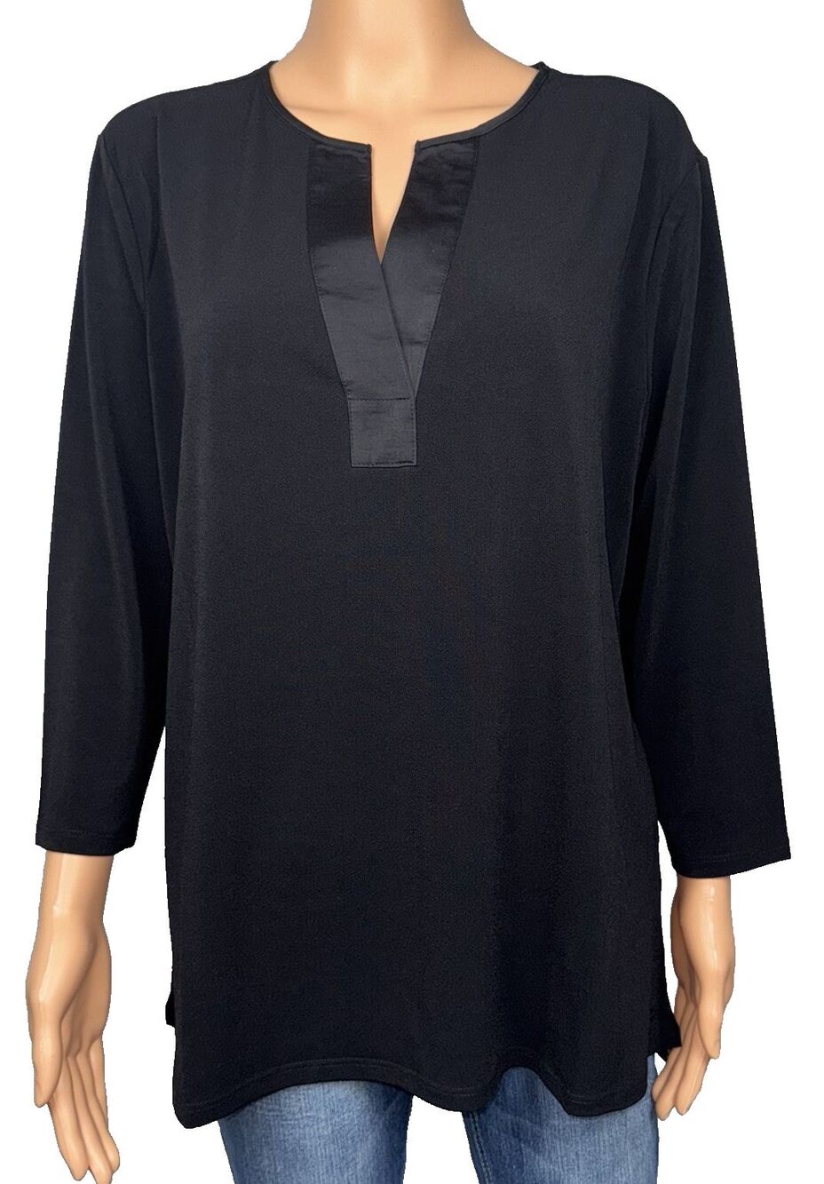 Banana Republic Womens XX-Large Black Trendy Dressy Top Pullover Shirt Casual XX